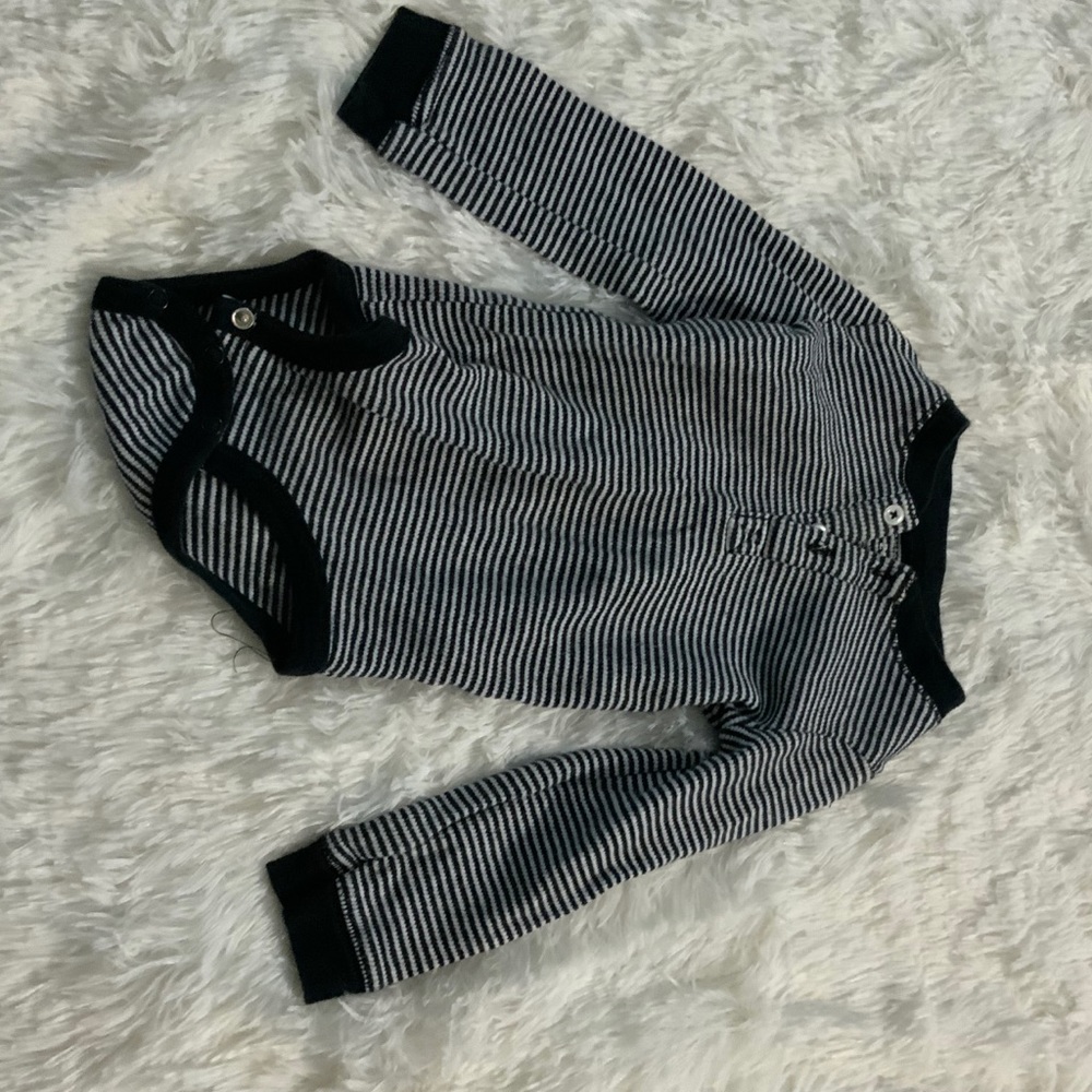 Striped onesie